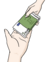 Zwei Hände haben Geld in der Hand