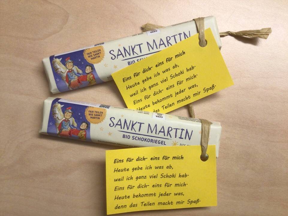 Sankt Martin Schokoriegel