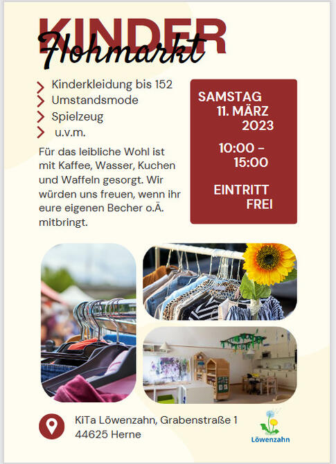 Flyer Flohmarkt