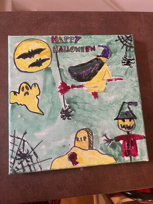 Ein Halloweenbild.