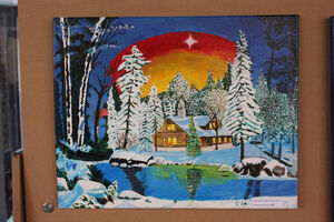 Ein buntes Winterbild.