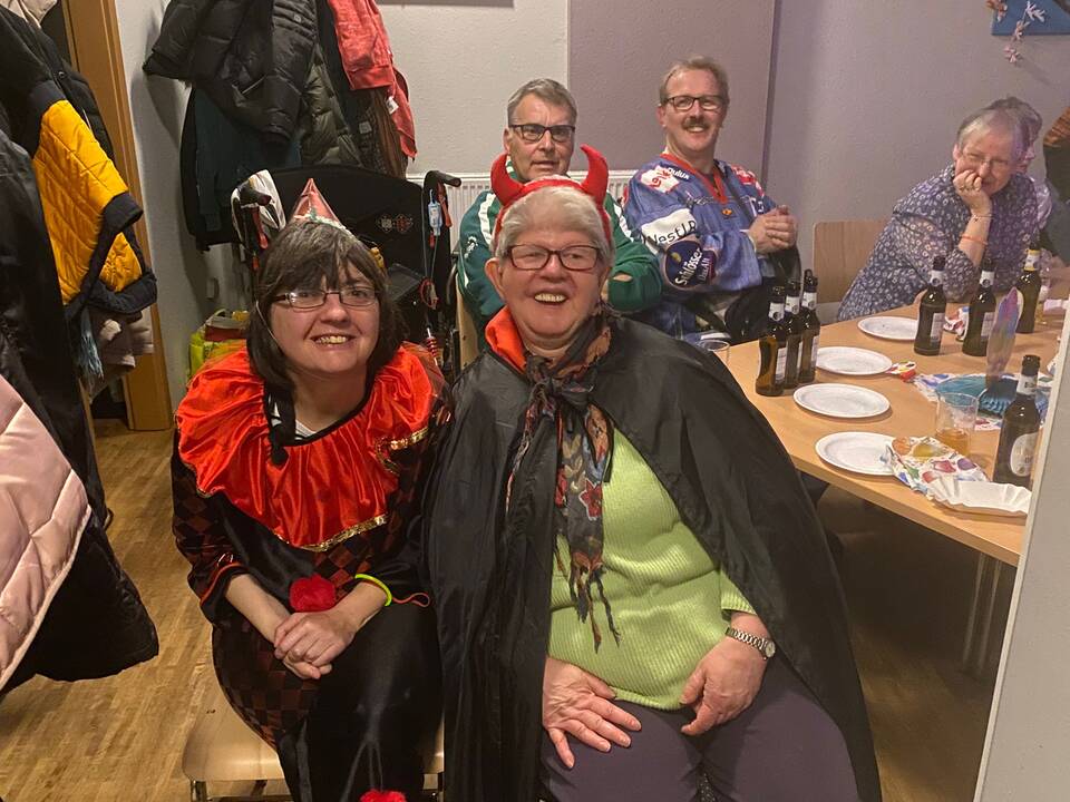 Verkleidete Personen.